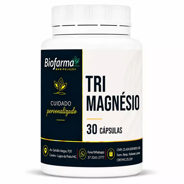 Tri Magnésio 30 Cápsulas