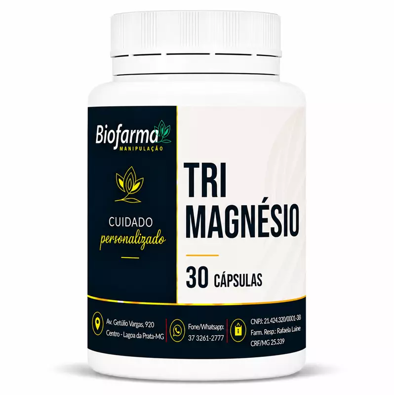 Tri Magnésio 30 Cápsulas