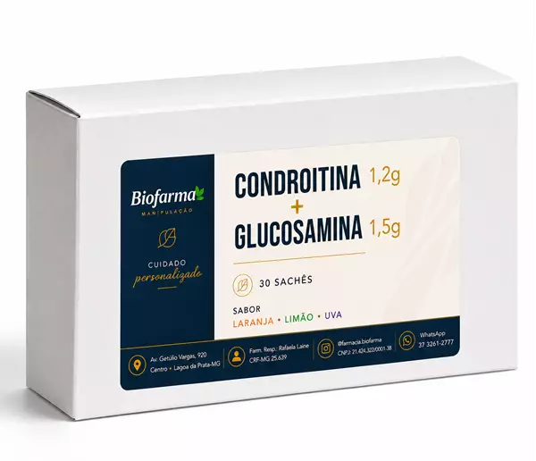 Condroitina 1,2g + Glucosamina 1,5g 30 Sachês