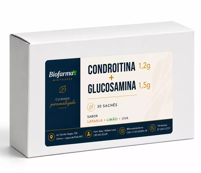 Condroitina 1,2g + Glucosamina 1,5g 30 Sachês