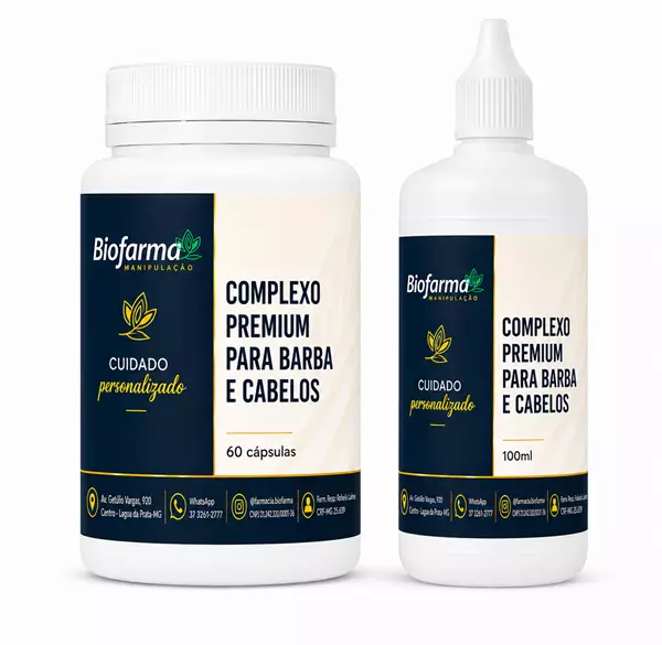 Complexo Premium para Barba e Cabelos