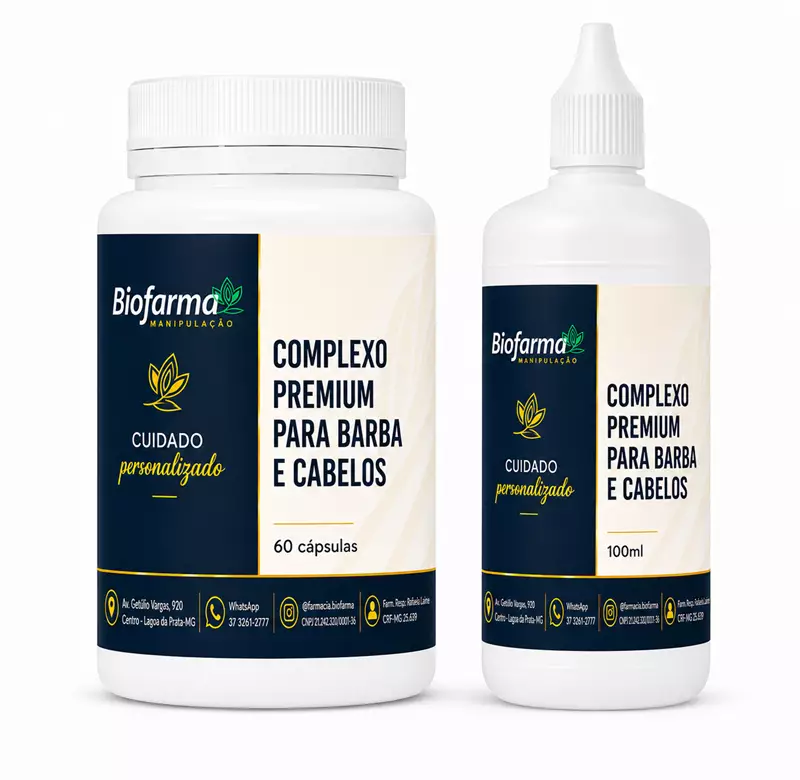 Complexo Premium para Barba e Cabelos